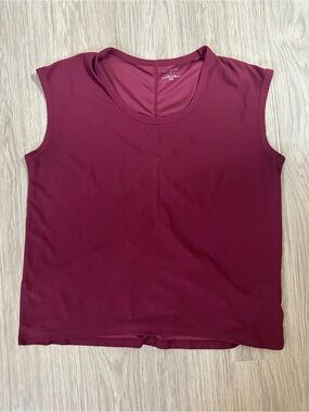 Banana Republic Cap Sleeve Garnet Top